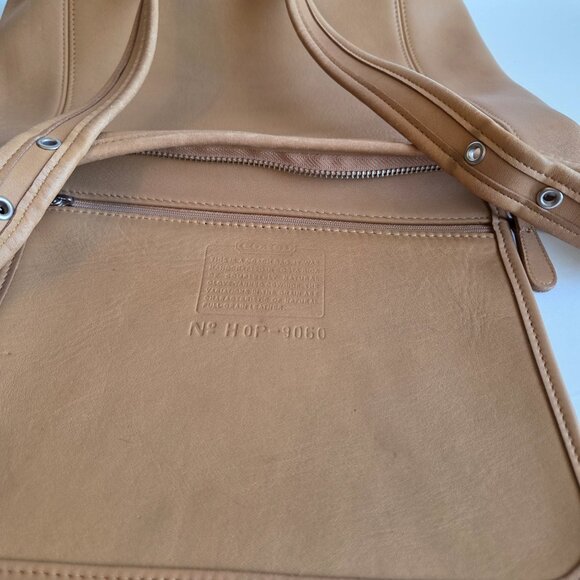 EUC Coach Vintage Legacy Slim Duffle Shoulder Bag (#9060) in Camel w/Nickel HW - Picture 16 of 16